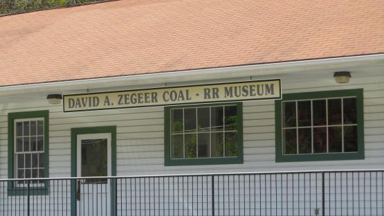 David A. Zegeer Coal and Railroad Museum, Jenkins.  Photo by Zada Komara <a href="mailto:zko222@g.uky.edu">zko222@g.uky.edu</a> taken on 3/25/2012.