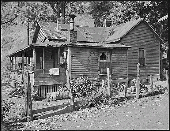 &quot;Miner&#039;s house. This was formerly owned by a coal mining company but when the mines were abandoned the property passed to an estate and the houses are now rented to individuals who work in nearby mines. Cary, Bell County, Kentucky., 09/04/1946&quot;  From the National Archives, Records of the Solid Fuels Administration for War 1937-1948, Report of the Medical Survey of the Bituminous Coal Industry 1946-1947. National Archives Identifier 541170  <a href="http://research.archives.gov/description/541170">http://research.archives.gov/description/541170</a>