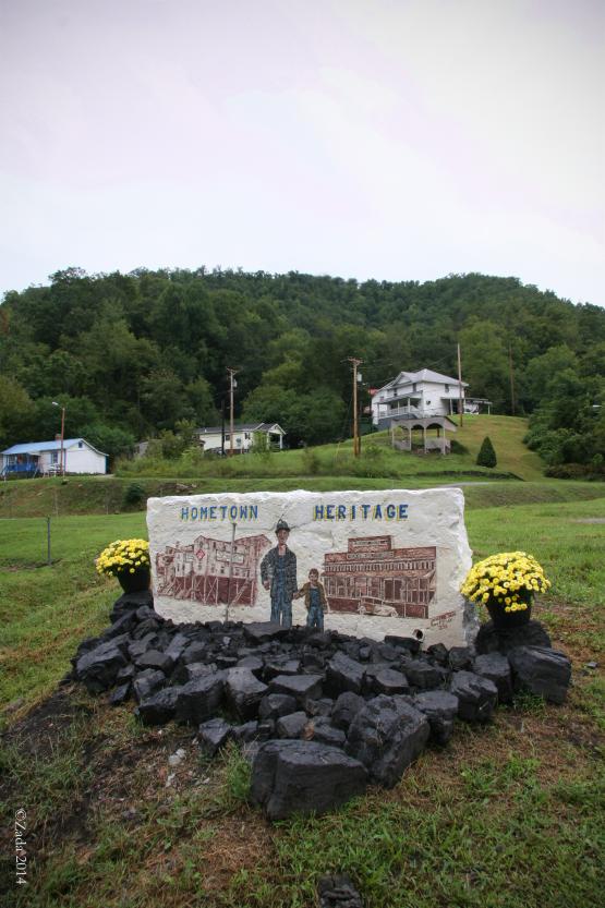 Coal sign, Wayland, Kentucky.  Photo by Zada Komara 8/31/2014 <a href="mailto:zko222@g.uky.edu">zko222@g.uky.edu</a>