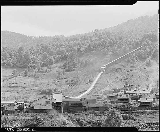 &quot;Tipple, head house and conveyor. Harlan-Wallin Coal Corporation, Marne #1 Mine, Verda, Harlan County, Kentucky., 09/1946&quot;  From the National Archives, Records of the Solid Fuels Administration for War 1937-1948, Report of the Medical Survey of the Bituminous Coal Industry 1946-1947. National Archives Identifier 541387  <a href="http://research.archives.gov/description/541387">http://research.archives.gov/description/541387</a>
